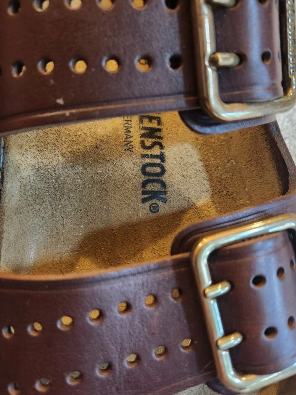 Birkenstock Leather Milano Bold Roast Men's EU 45 Regular Width Grip Sole